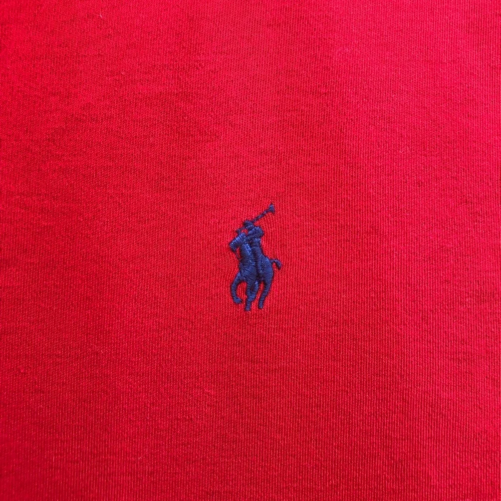 Polo Ralph Lauren Red Polo Shirt Men’s Size XXL 1/4 Button-Up Short Sleeves Top
